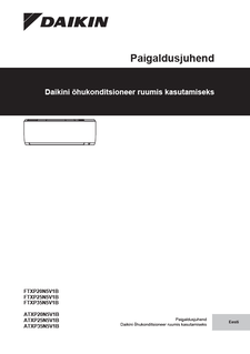 FTXP20-35N.ATXP-N_Installation manual_3PET650253-9T_Estonian download